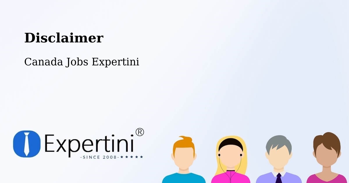 Disclaimer – Perth - Canada Jobs Expertini