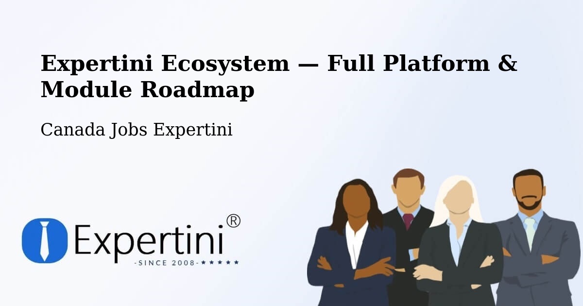 Expertini Ecosystem — Full Platform & Module Roadmap – Perth